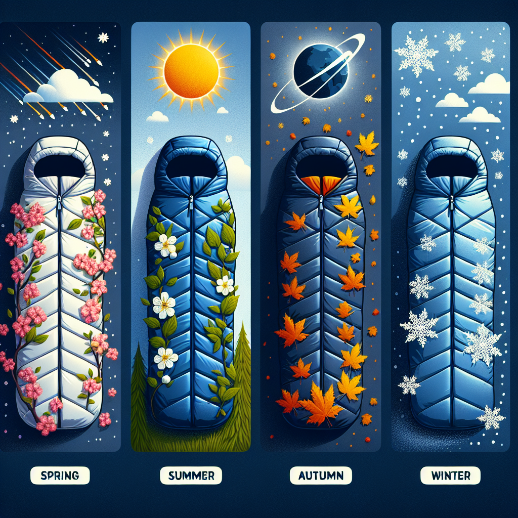 Schlafsäcke für verschiedene Jahreszeiten