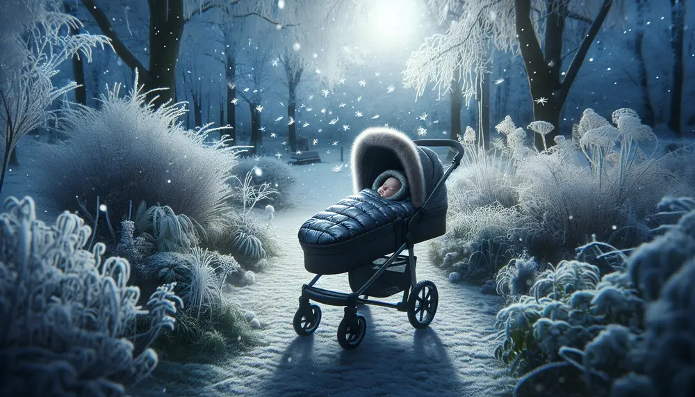 So bleibt dein Baby im Kinderwagen im Winter mit dem richtigen Schlafsack warm