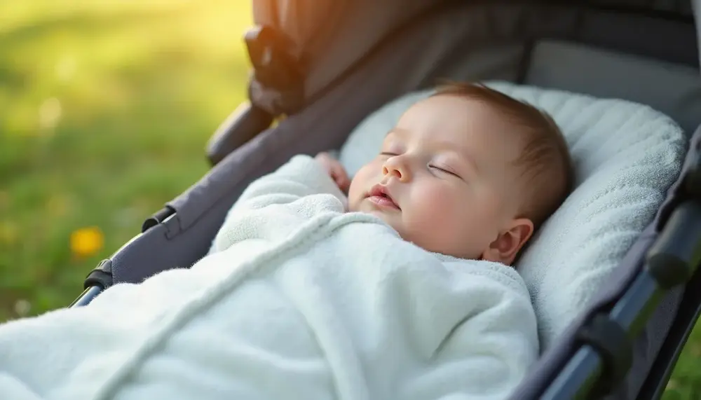 Worauf achten beim Schlafsack fürs Baby im Kinderwagen im Sommer? Unsere Tipps